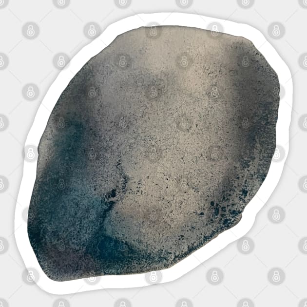 watercolour stone with payne’s grey... Sticker by drumweaver